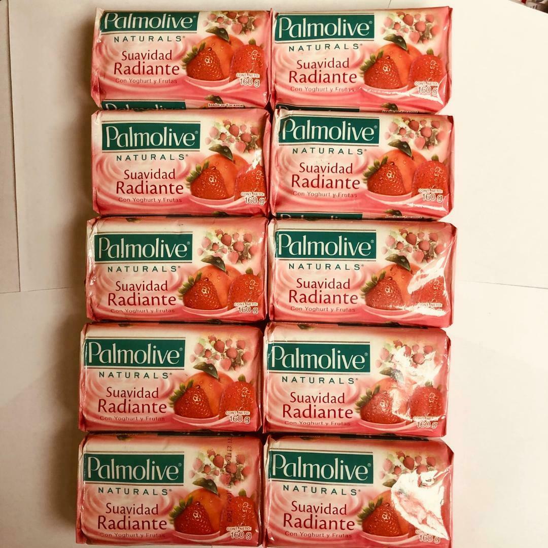10 PALMOLIVE NATURALS SUAVIDAD RADIANTE FRUIT YOGHURT BAR SOAP 160g