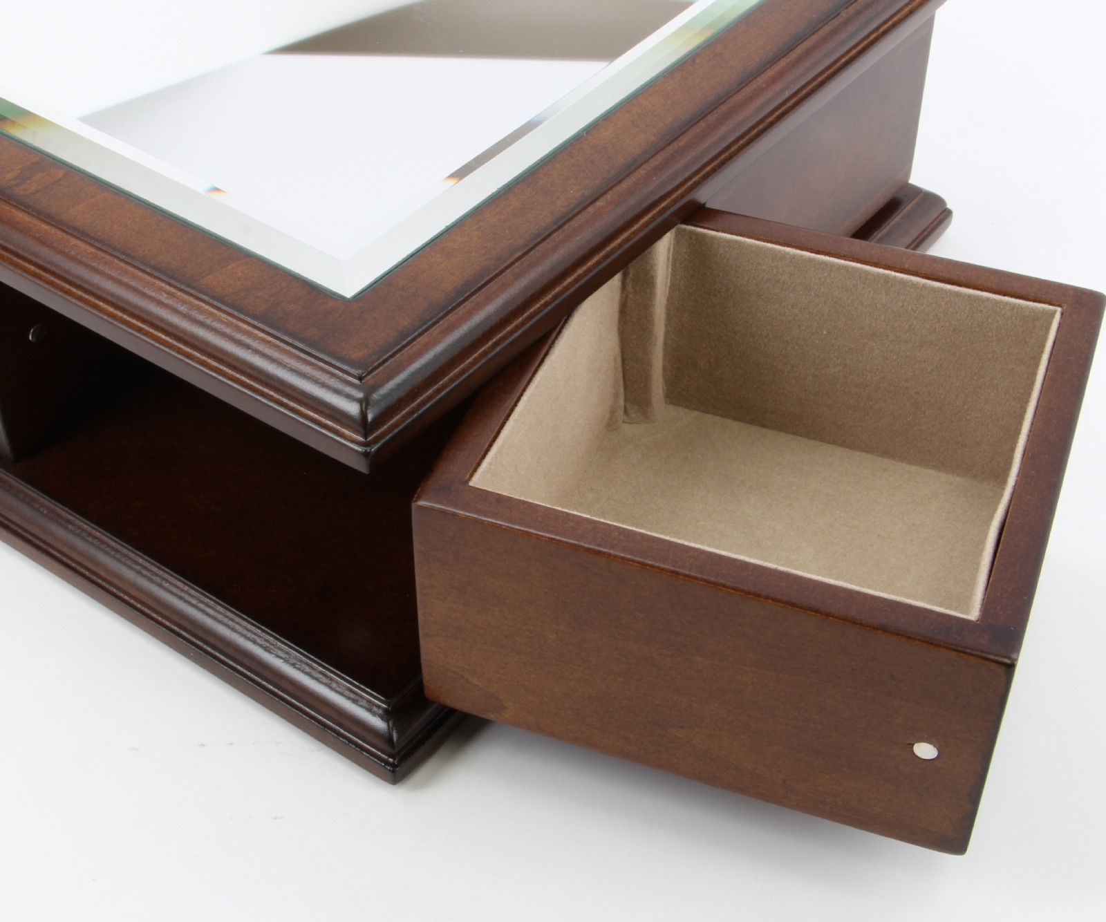 Glamour Mirrored classic modern Jewelry Box gift MultiPurpose