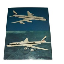 Delta Airlines Convair 880 DC-8 Fanjet Postcards Vintage 1960&#39;s Jet Airp... - $19.99