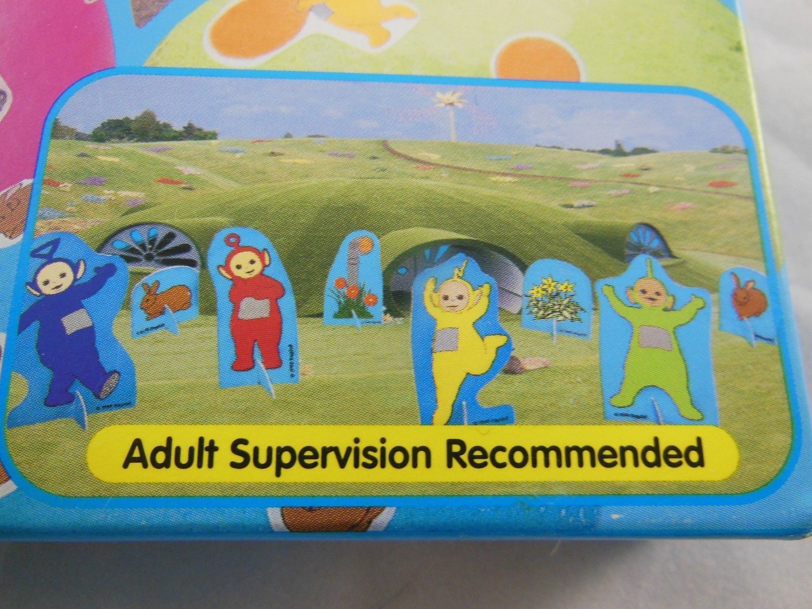 New Teletubbies Easter Egg Coloring Kit W/Stand Up Characters 1998 Rare