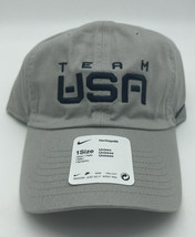Nike Heritage 86 Team USA Olympic Hat Unisex 1Size Blue/Gray  NWT Dri-fit - $17.79