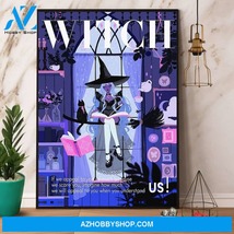 Witch Black Cat If We Appeal To You So Much Halloween Canvas And Poster - $49.99