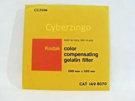 Kodak CC050M 1498070 Color Compensating 100mm x 100mm Filter NEW OLD STOCK - $15.99