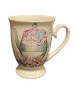 STECHCOL Mug Gracie China Bone Teapot Design Pedestal Coastline Designs Cup - $17.82