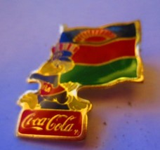 Coca-Cola 1984 Olymypic International  Flag Lapel Pin Malawi - $3.71