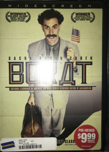 Borat (Widescreen Edition) [DVD] - DVD By Sacha Baron Cohen - DVDs ...