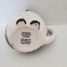 Owl Mug, Gray & White 3D Cup / Planter, pre-owned Ceramic, Modern Gourmet Foods image 7