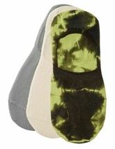 Hue Women&#39;s Hidden Liner Socks Assorted Tie Dyed Olive One Size 3 Pair Pack - $2.50