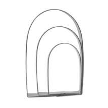 Arch Cookie Cutter Set - 5,4,3 - 3 Piece - Stainless Steel - $17.99