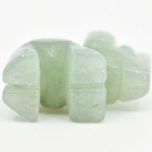 Aventurine Quartz Gemstone Tiny Miniature Elephant Figurine Hand Carved in China image 5