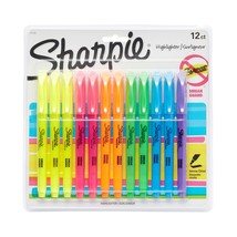 Sharpie 27145 Pocket Highlighters, Chisel Tip, Assorted Colors, 12-Count - $11.99