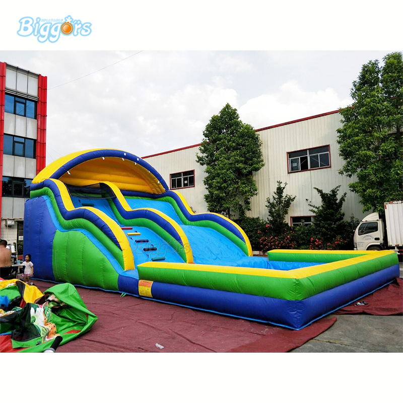 YARD Wholesale Price Large Size Inflatable Slide Water Park Pool Slide