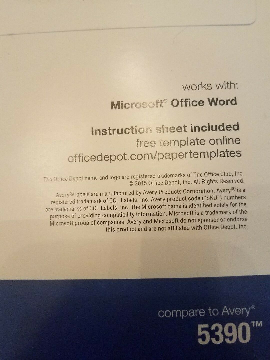 Office Depot® Brand Name Badge Kit, Pack Of 24 Everything Else