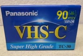 NEW Panasonic TC-30 VHS-C Video Cassette Tape Super High Grade 90 Minute SEALED