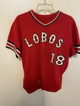 Vintage 90s Rawlings Lobos Baseball Jersey Size 44 USA Made  XL - $64.35