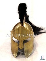 Medieval Roman King Leonidas 300 Spartan Helmet W Plume LARP Re-enactment