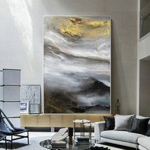 Contemporary abstract cloud mountain oil painting art1 thumb200