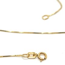 18K YELLOW GOLD MINI NECKLACE, CAT PENDANT 0.7" AND VENETIAN CHAIN 17.7" image 3