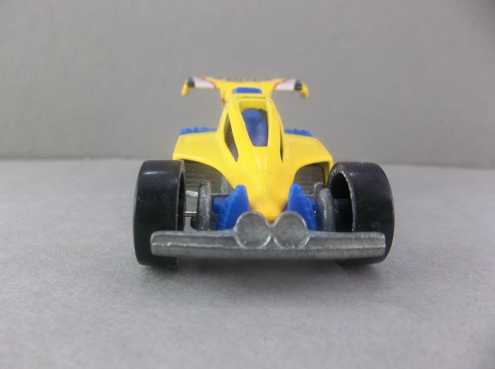 Hot Wheels 1991 Shock Factor Racing Yellow Blue Racecar Contemporary