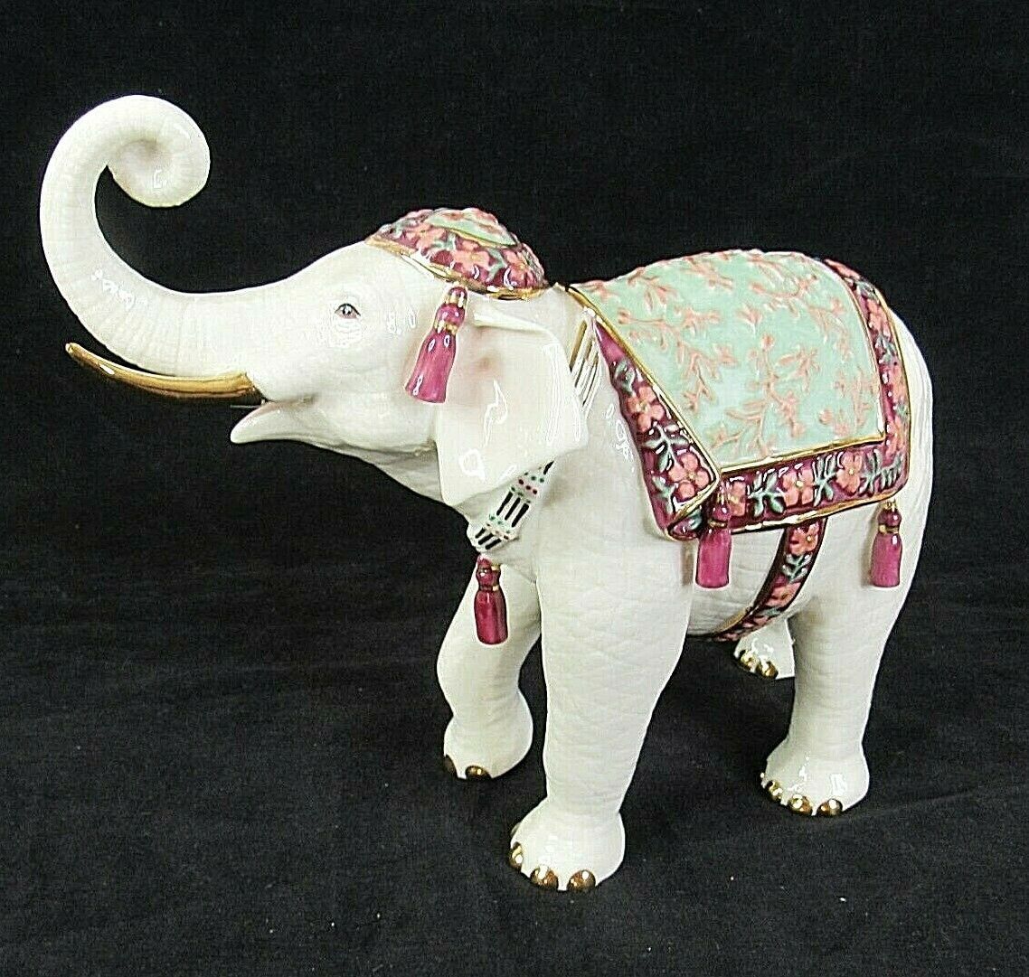Lenox Elephant Prince of the Palace Figurine Parvaneh Holloway 9" Long