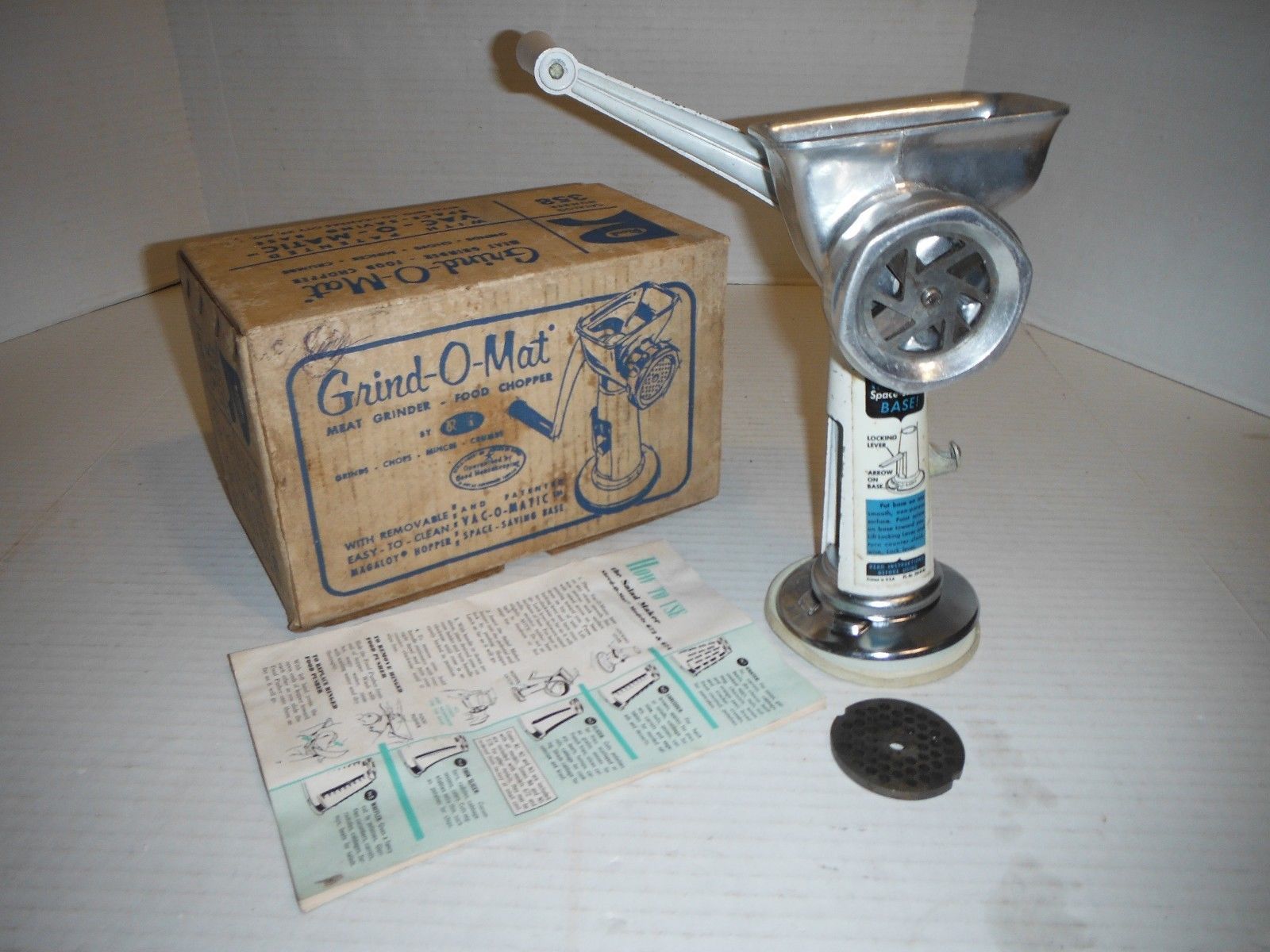 Vintage Rival GrindOMat Meat Grinder Food and 11 similar items