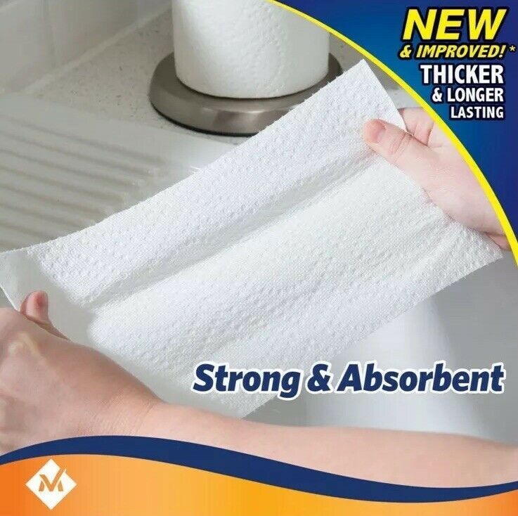 Members Mark Super Premium Strong & Absorbent Paper Towels 2 MEGA ROLLS