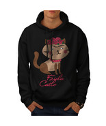 Frida Kahlo Cat Sweatshirt Hoody Funny Men Hoodie - $20.99