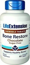 Life Extension Bone Restore 60 Chewable Tablets (Sugar-Free Chocolate) - $25.25