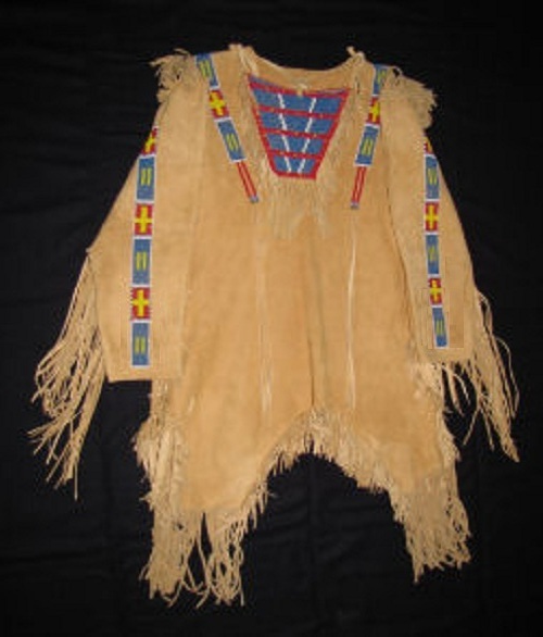 buckskin war shirt