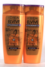 2 L'Oréal Elvive 12.6 Oz Extraordinary Oil Curl Nourishing Shampoo For Dry Hair