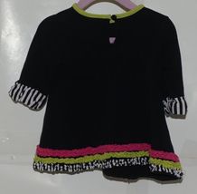 Rare Edition Black White Stripped Long Sleeve Shirt Pant Set 18 Month image 2