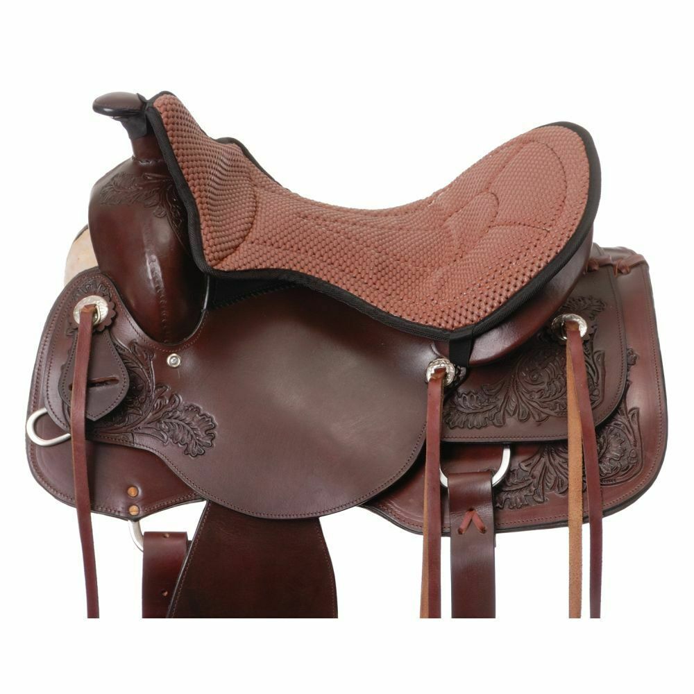 TOUGH 1 AIR FLOW WESTERN HORSE SADDLE SEAT CUSHION FOR COMFORTABLE RIDE