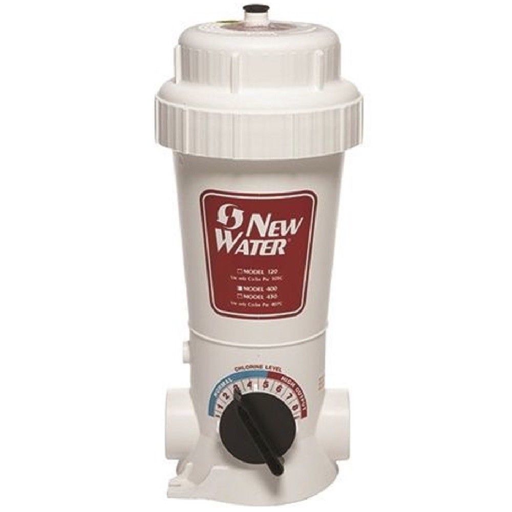 New Water 01010400 Cycler 400 InLine Feeder Chlorine Based System 01010400 Pool Equipment