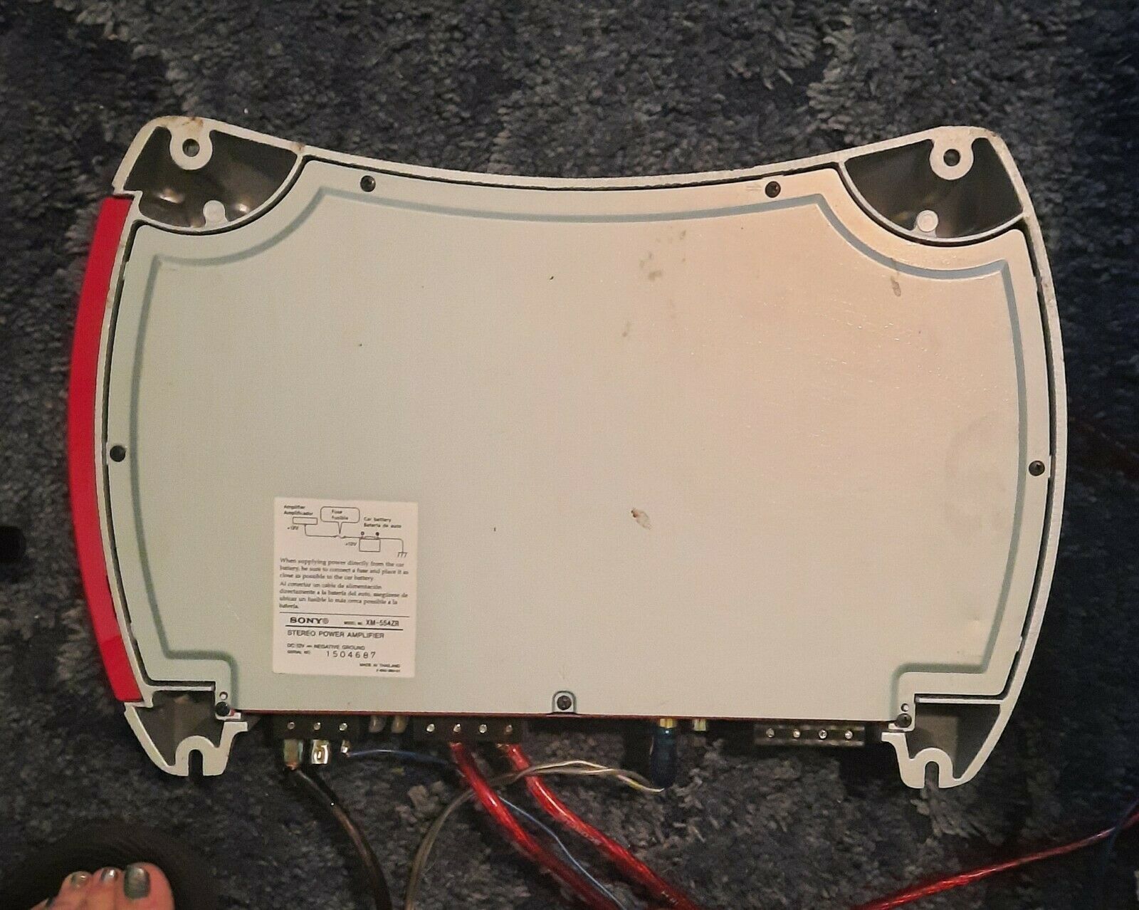 Sony Xplod Amp Stereo Power Amplifier 600W Model XM554ZR 4/3 Channel