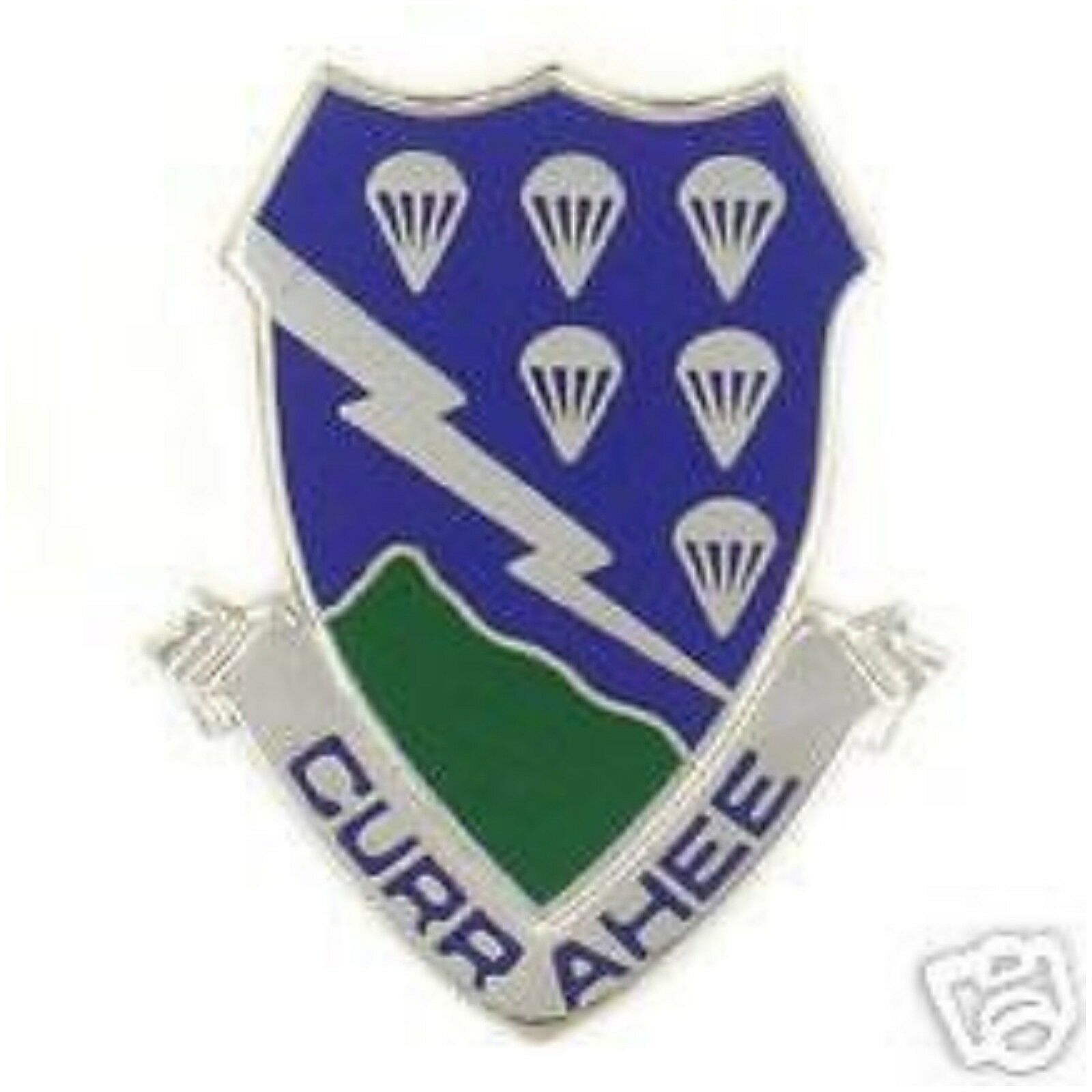 ARMY CURRAHEE 506TH INFANTRY REGIMENT CREST PIN - Pins