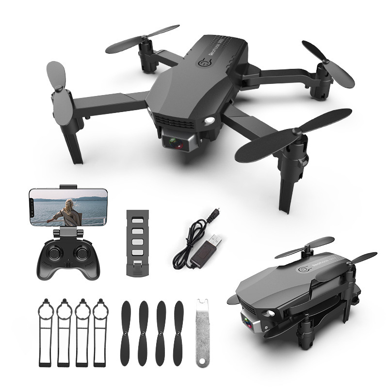 Color: Grey 4K dual camera - Folding Drone HD 4K Aerial Photography Mini Quadcop