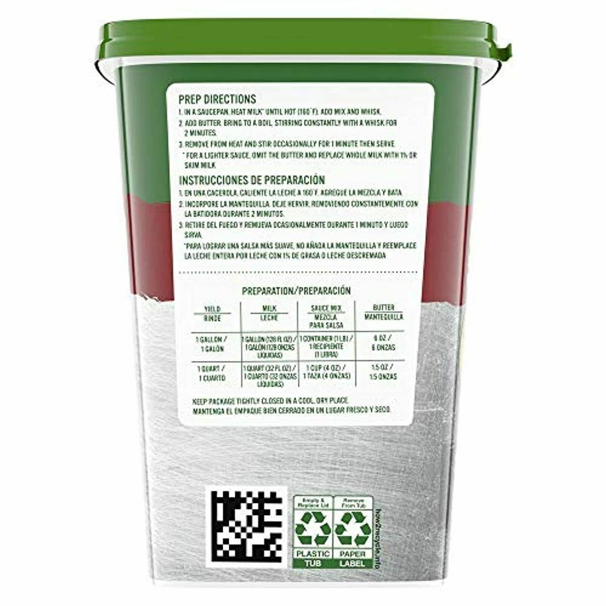 Knorr Professional Alfredo Sauce Mix Made With Real Parmesan Cheese