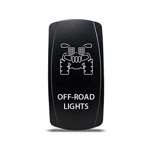 CH4x4 Rocker Switch Off-Road Ligths Symbol - Green LED