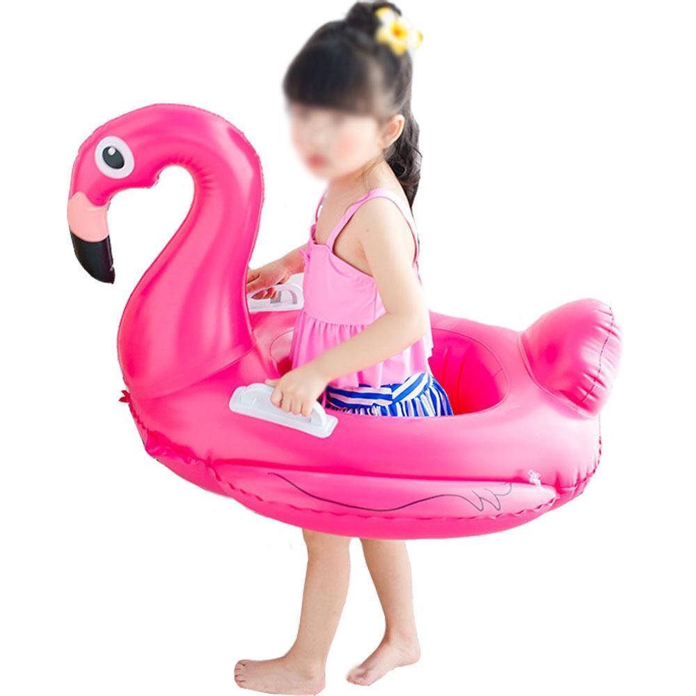 Pool Float Inflatable Flamingo Boat Swimming Ring Float Children Tube ...