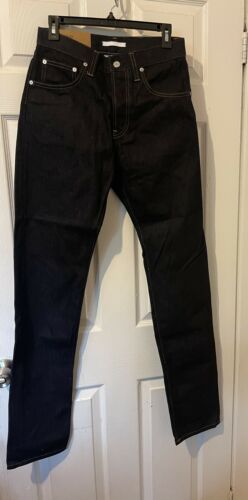 Helmut Lang mens 29/womens 26 straight indigo Jeans. Retail Price $290