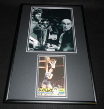 Bill Walton Signed Framed 12x18 Photo Set JSA Trailblazers w/ Dr Jack Ramsay