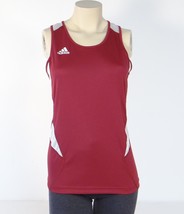 Adidas ClimaCool Cardinal Red & White Racer Back Running Singlet Women's NWT - $26.24