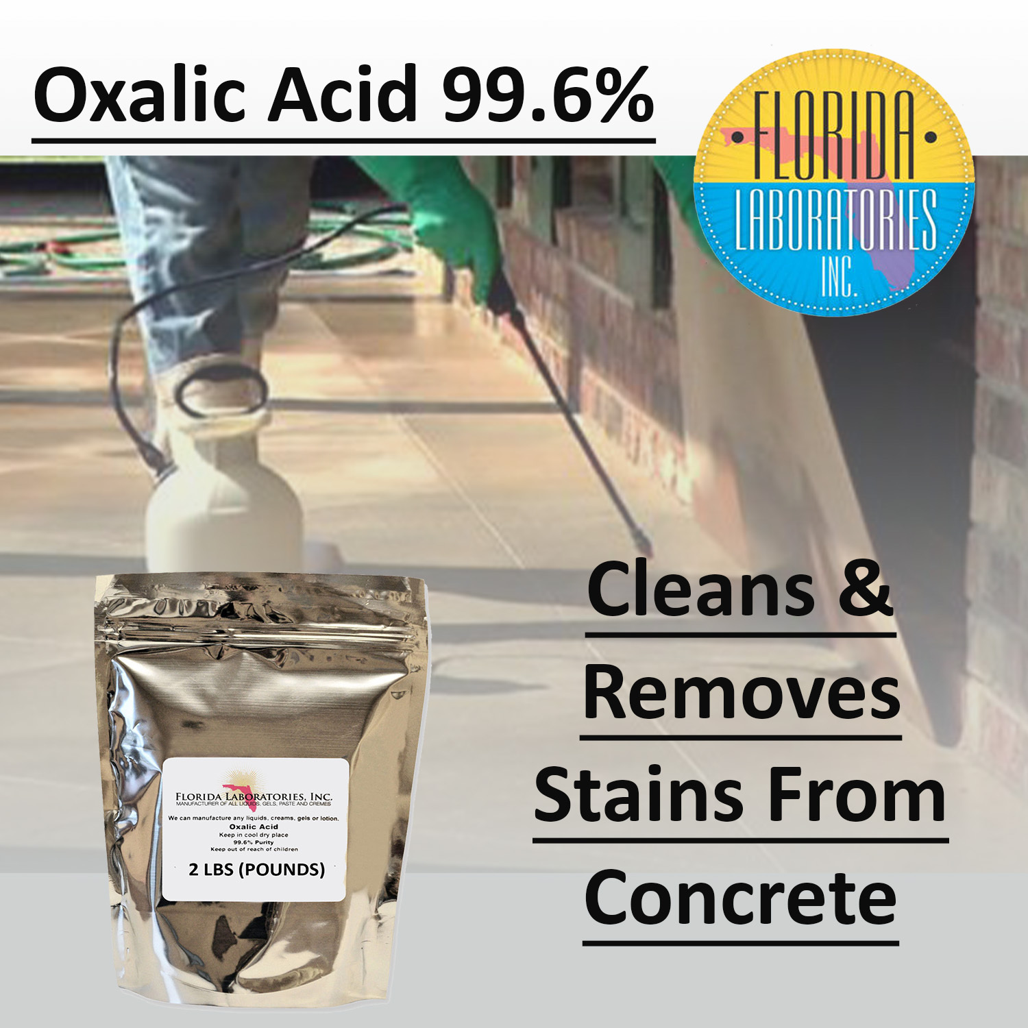 Oxalic Acid 996 Pure 2 Lbs Rust Remover Wood Bleach Boat Cleaner And More Other 