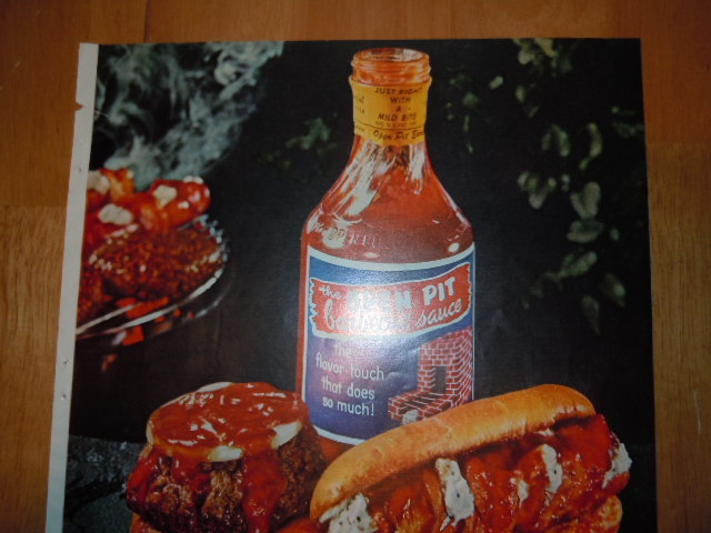 Vintage The Open Pit Barbecue Sauce Print And 15 Similar Items