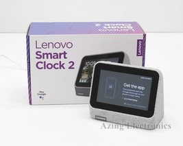 Lenovo CD-24502F Smart Clock 2 (2nd Gen) - Heather Grey image 1