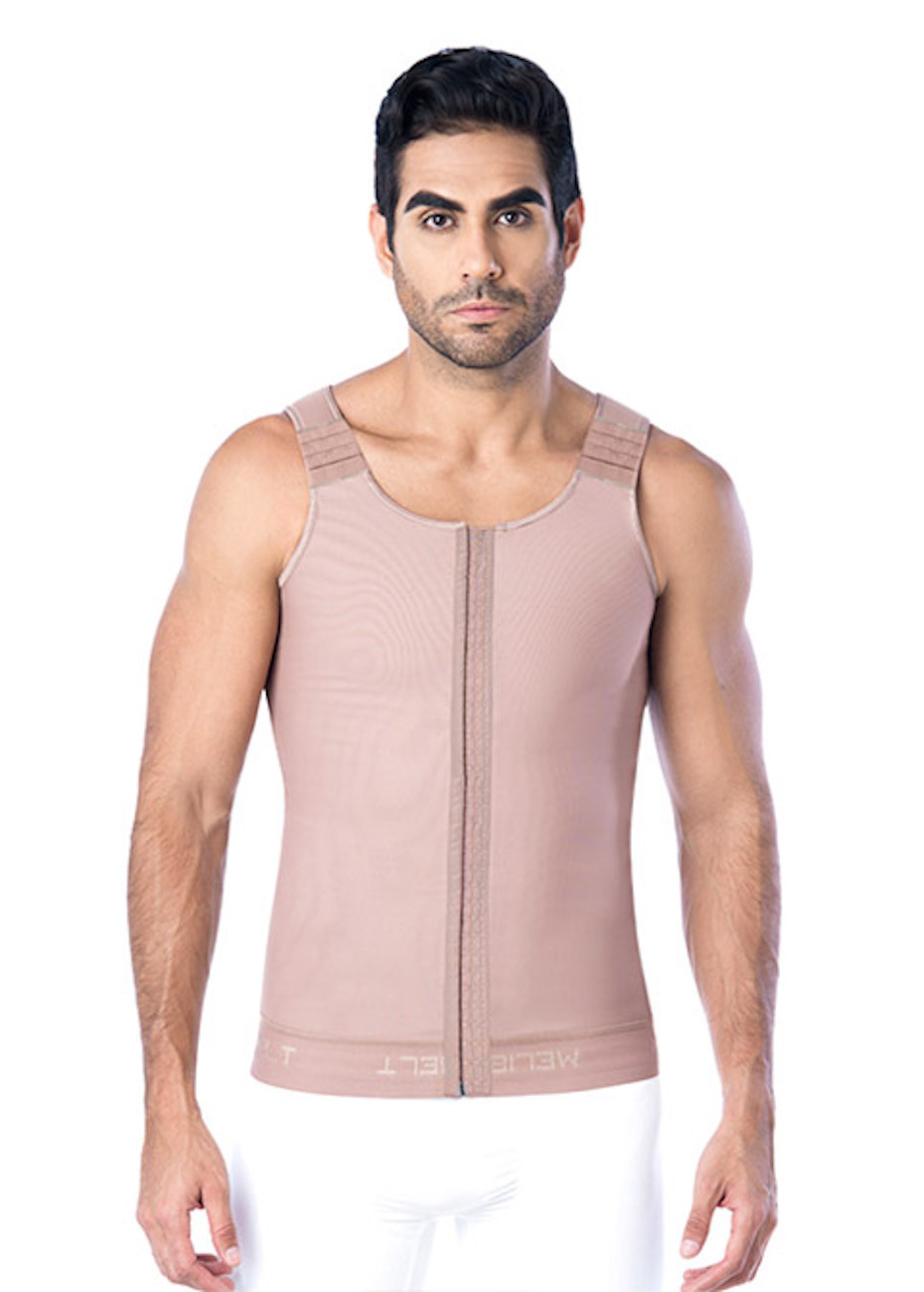 Men's Fajas Melibelt Powernet Strong Compression Vest 4010 to Size 5X