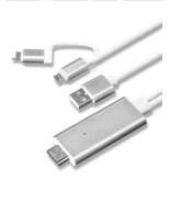 MHL Micro USB to HDMI Adapter Converter Cable for Android Phone Smartpho... - $34.99