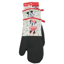 Disney Mickey Minnie Mouse Christmas Kitchen Heat Resistant Oven Mitts 2 Pack - $12.82
