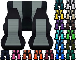 Front and Rear car seat covers fits Jeep Cherokee 1994-2001 Choice of 5 colors - $159.99