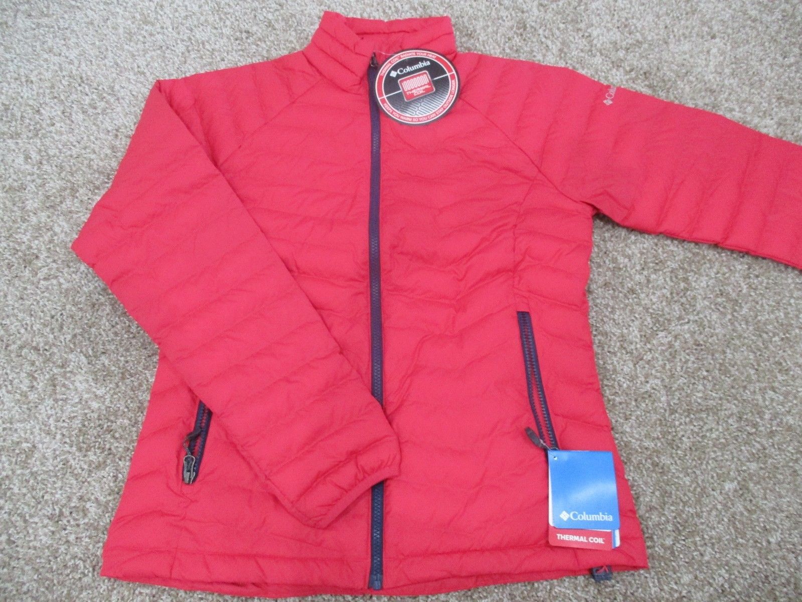 Columbia Oyanta Trail Insulated Puffer Jacket - Red M